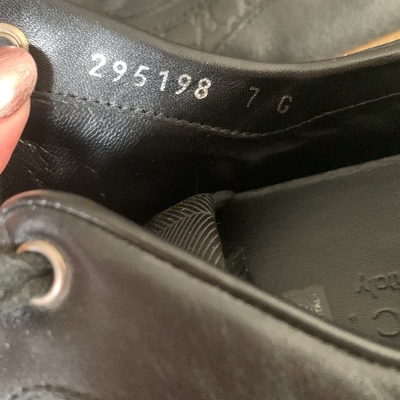 Men’s GUCCI 295198 Microguccissims Soft/Miro Black Sneakers Size 7G UK-7, US-8 - Picture 7 of 8